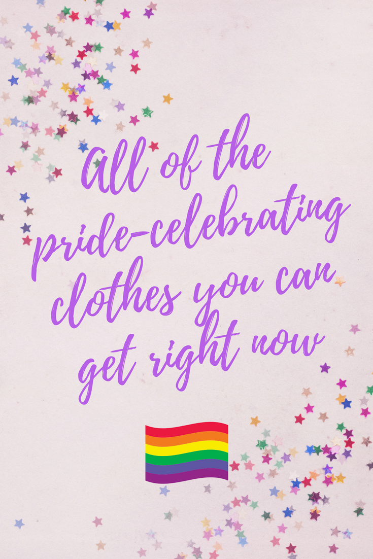 All of the pride-celebrating clothes you can get right now